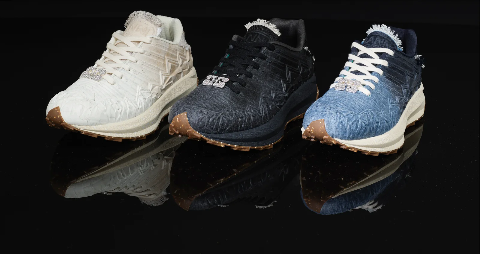 The Moon Shoe in three colorways